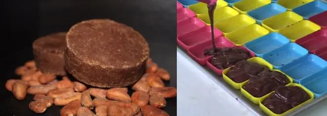 Cultivo de cacao - Barras de cacao