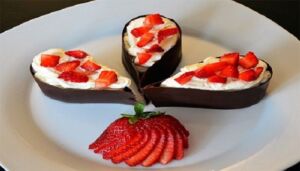 Dulces con fresas
