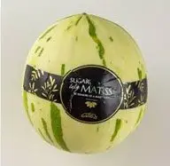 Patilla - Una sandía con etiqueta de certificación