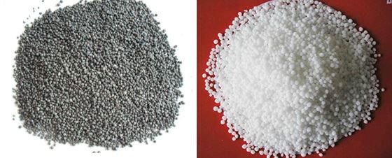 Superfosfato simple y nitrato de calcio