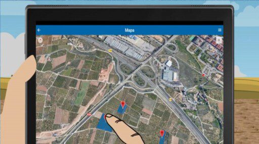 Una app que permite registrar hectáreas online