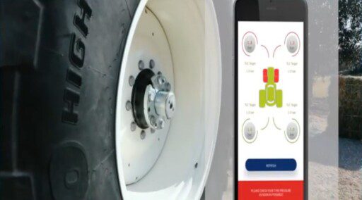 App permite el ajuste remoto de neumáticos agrícolas