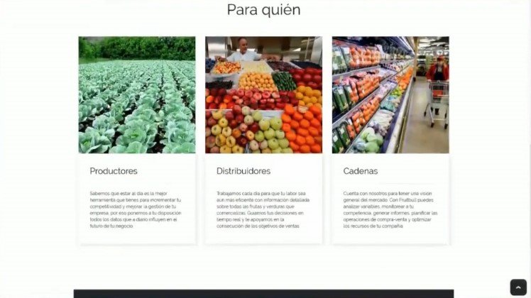 Plataforma tecnológica apoya en distribución de frutas y hortalizas