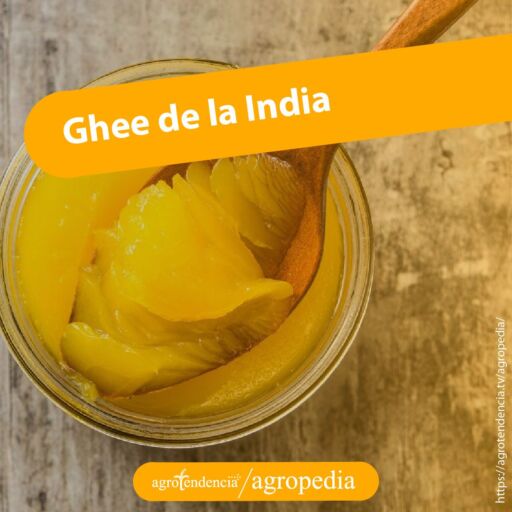 frasco de crista lleno de mantequilla o ghee