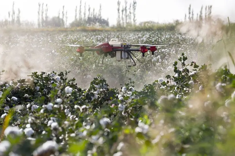 Dron en la agricultura