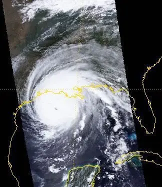 imagen satelital de monitoreo del clima.