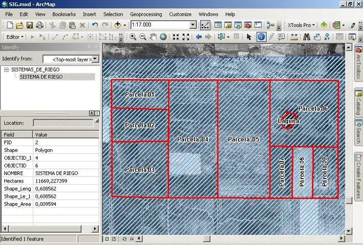 Imagen de lotes que disponen del sistema de riego 