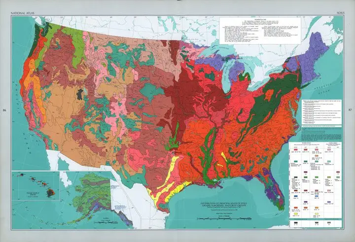 imagen de mapa de clasificación de suelos 