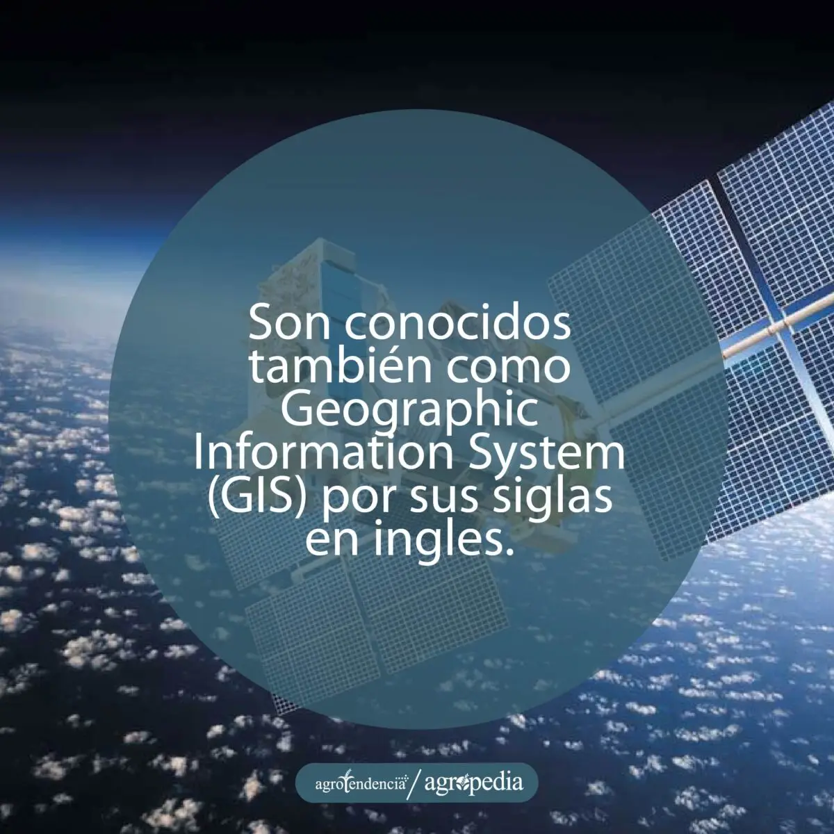 Satélite trasmitiendo información útil a los SIG