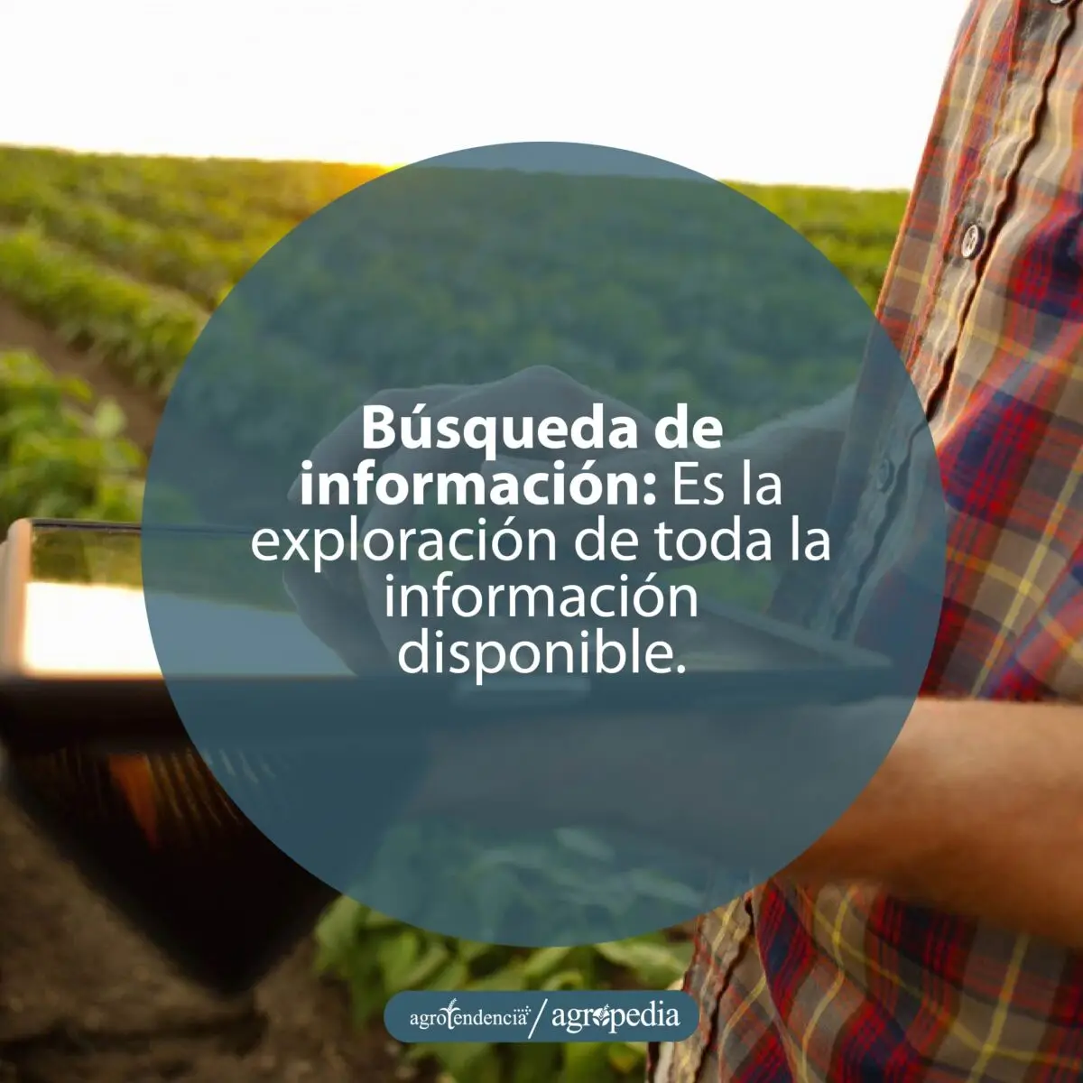 persona con una table tomando decisiones a partir de los SIG