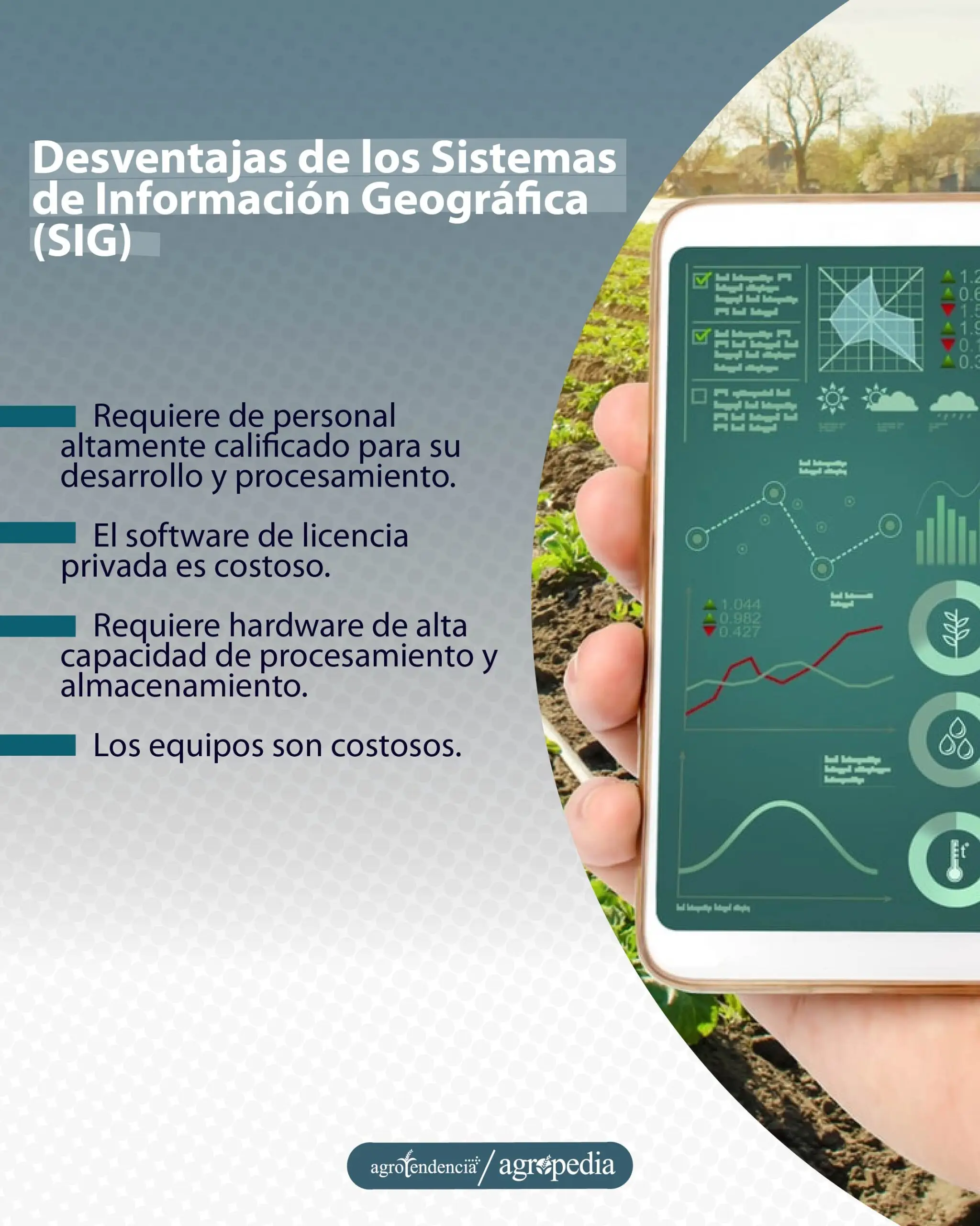 mano sosteniendo celular que muestra imágenes arrojadas por los SIG