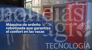 Máquina de ordeño robotizada
