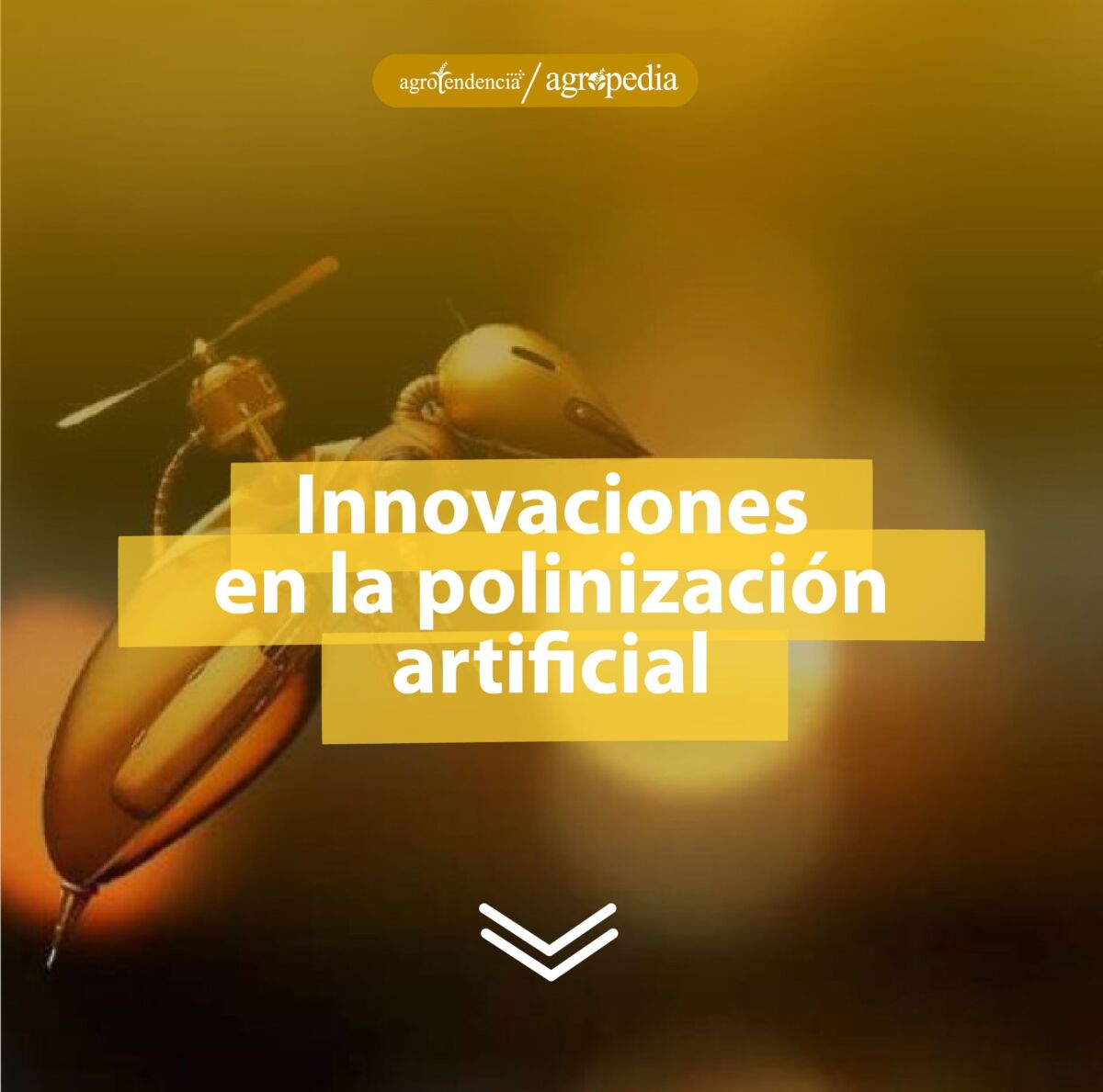 Una abeja robot