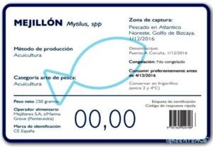 Etiqueta para la trazabilidad