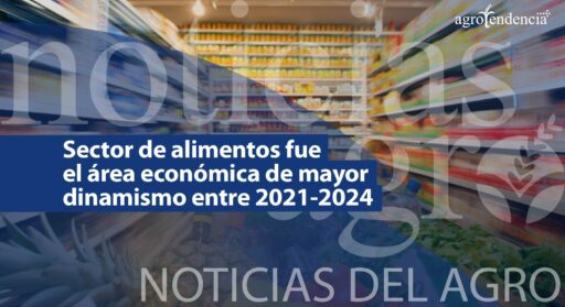 Sector de alimentos fue el área económica de mayor dinamismo entre 2021-2024