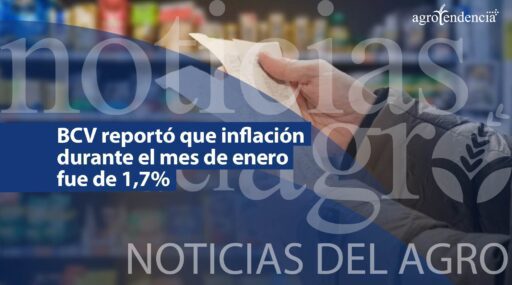 BCV reportó que inflación durante el mes de enero fue de 1,7%