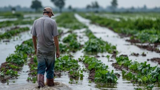 Crecida del río Uribante generó inundaciones en zonas productivas de Barinas