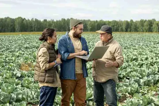 gestión agropecuaria - agricultores
